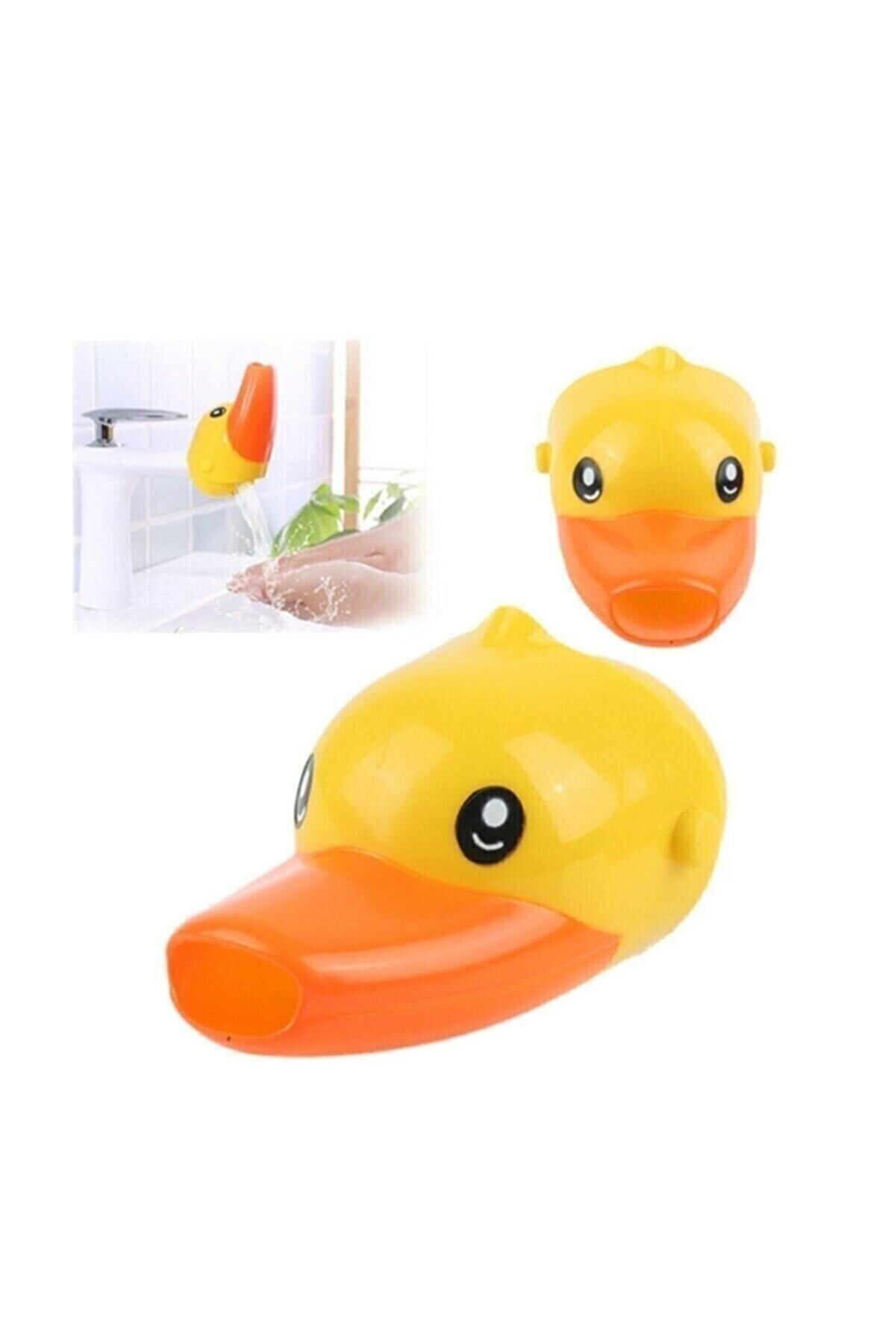 Biterse Sevimli Ördek Tasarımlı Lavabo Bataryası Uzatması