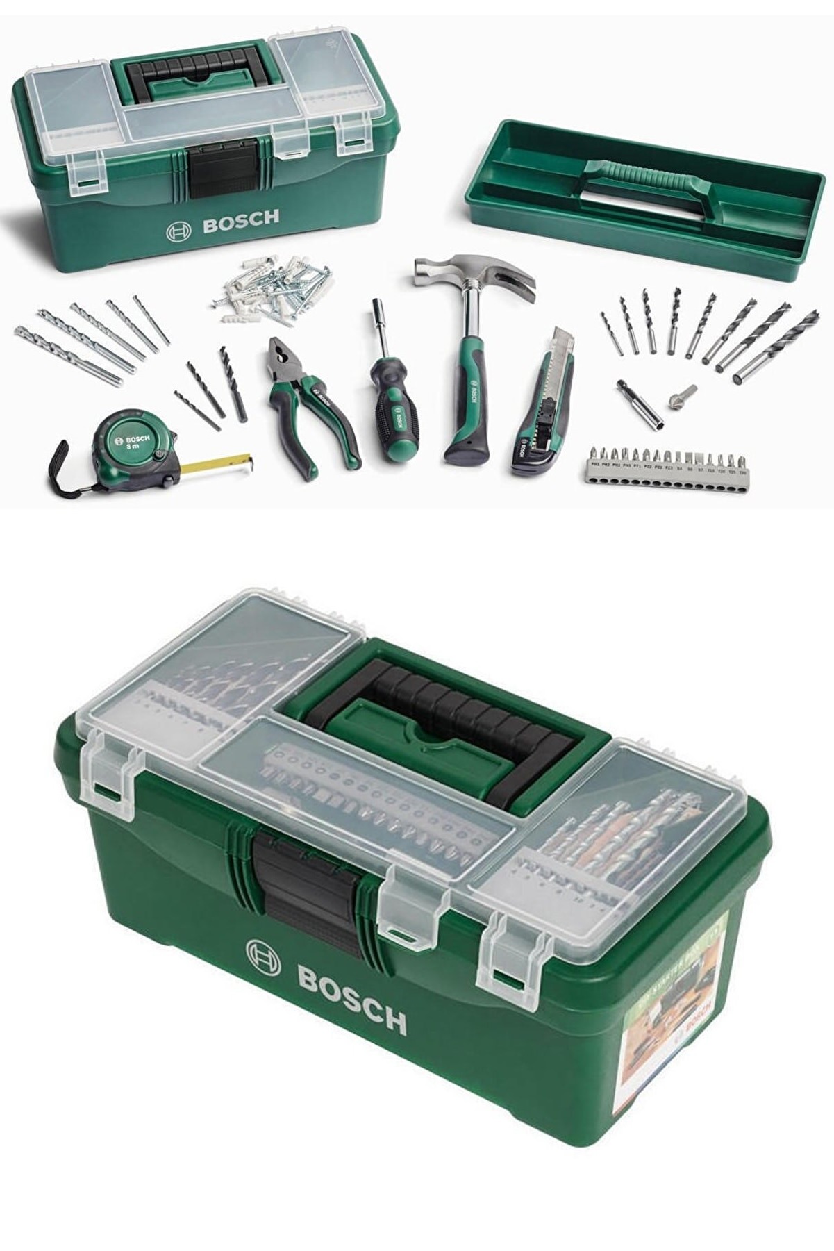 Bosch 73 Parça Takım Çantalı ToolBox Pro Aksesuar Seti