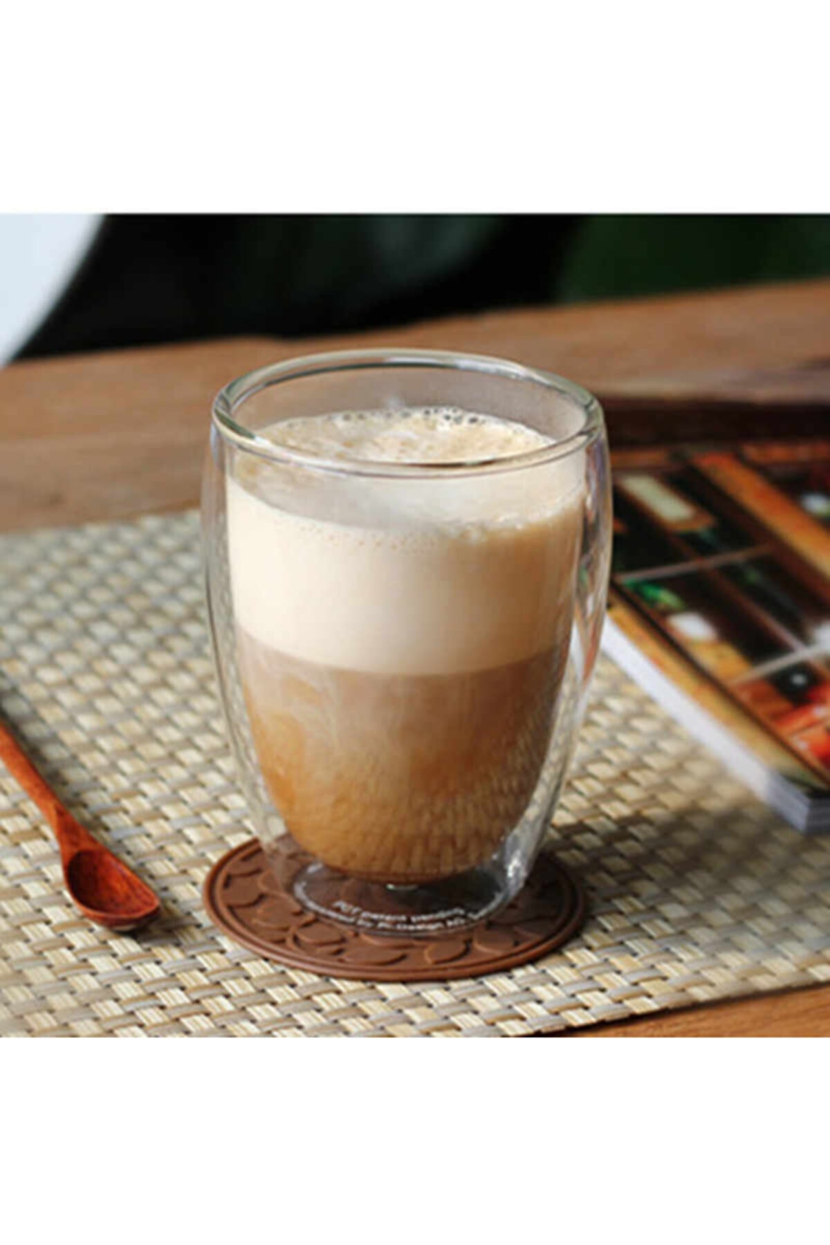 Biterse Çift Cidarlı Smoothie Meşrubat Latte Bardağı / 2 adet