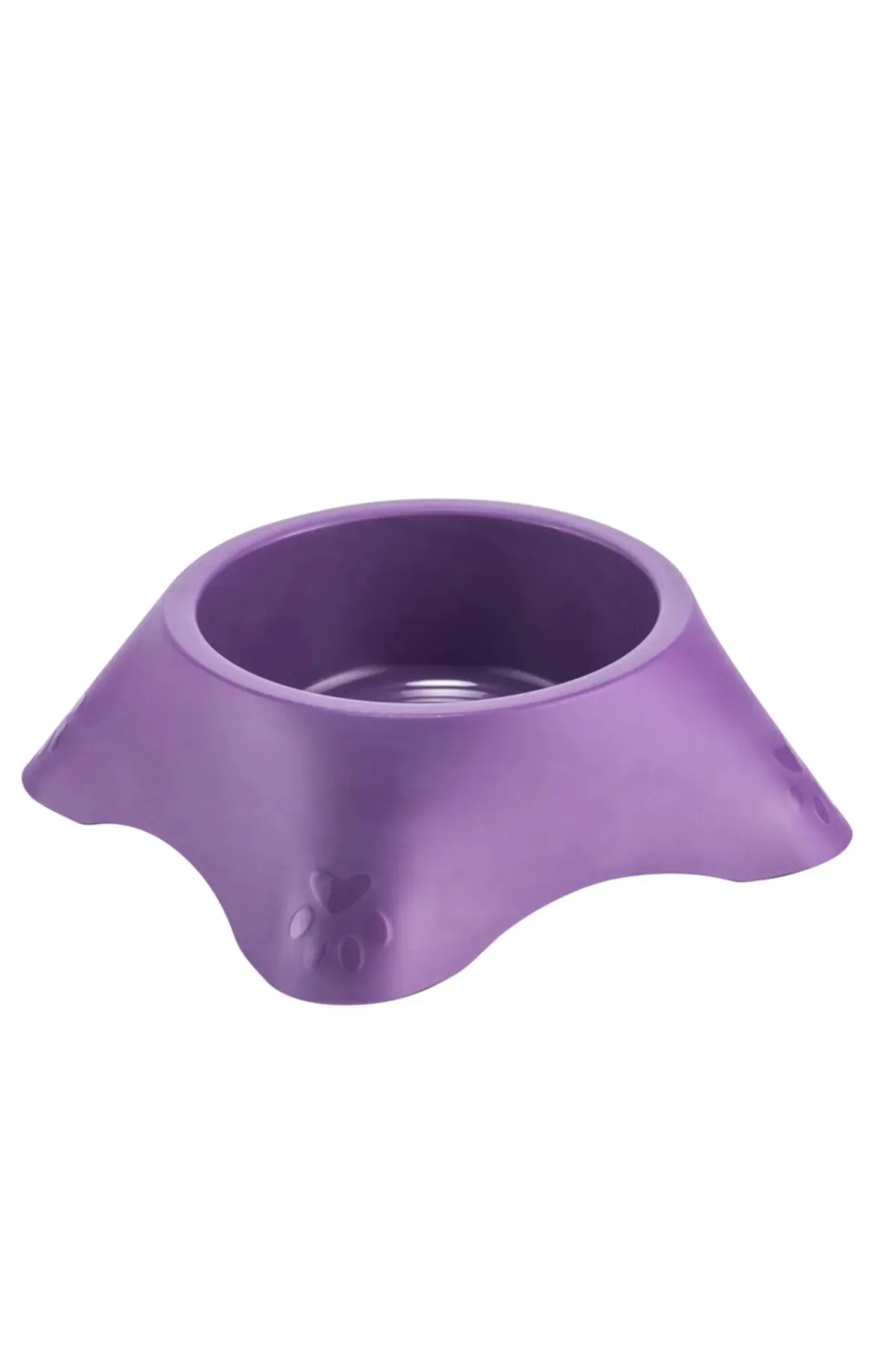 Büyük Boy Plastik Köpek Mama Kabı 1400 ML Mor