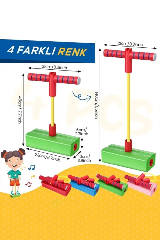 Çocuklar İçin Boy Uzatıcı Eğitici Fiziksel Ve Zihinsel Spor Oyun Aleti Zıplama Oyuncağı