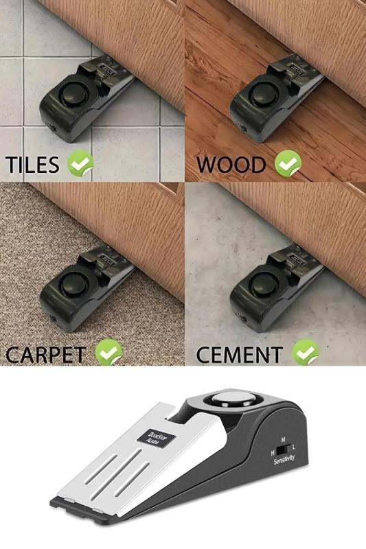 Door Stop Alarmlı 120 dB Kapı Takozu Kapı Stoperi ile Güvenliğinizi Artırın