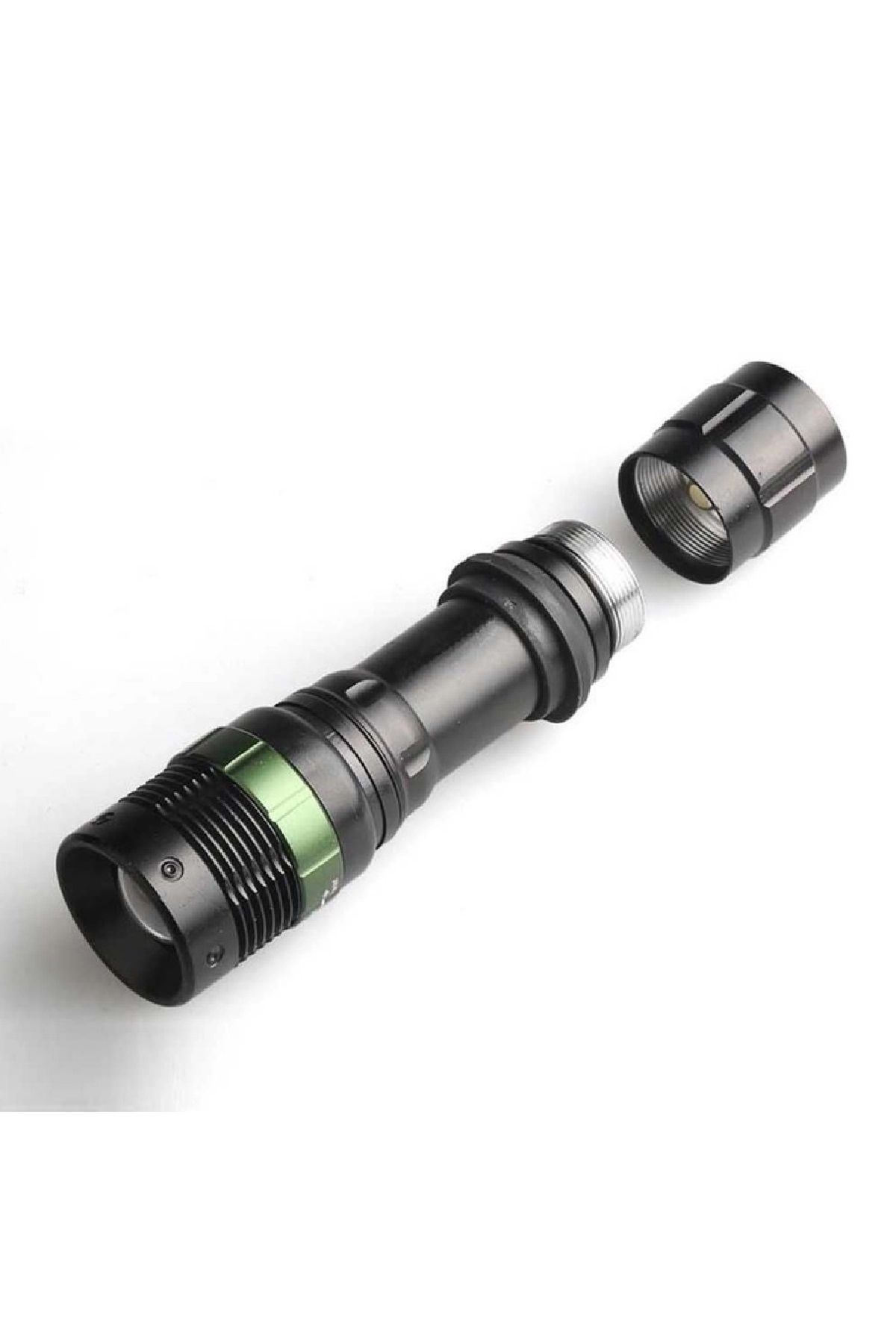 Enerji Tasarruflu Watton WT-037 LED Zoomlu El Feneri Şarjlı Acil Durum Feneri