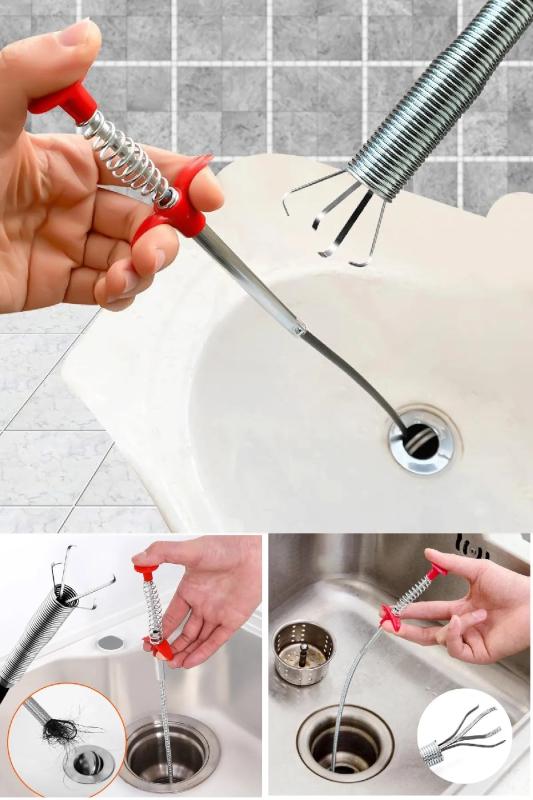 Esnek Lavabo Tıkanıklık Açıcı Tel