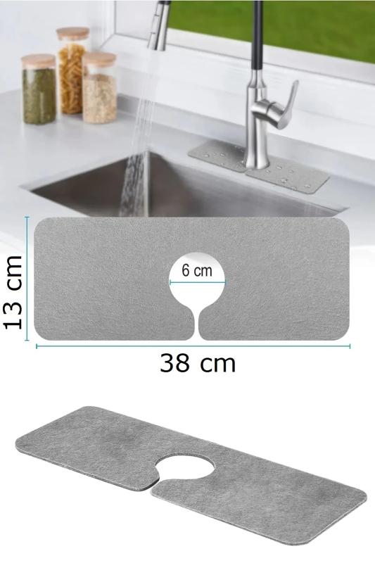 Evye Mutfak Lavabo Bataryası Musluk Altı Su Emici Mat Su Sızdırmaz Önleyici Mat