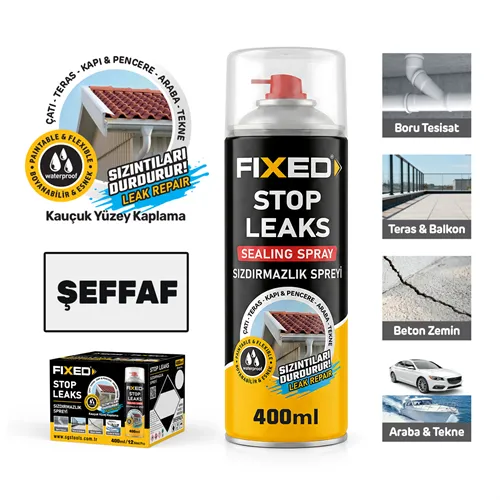SIZDIRMAZLIK SPREYİ ŞEFFAF 400 ML