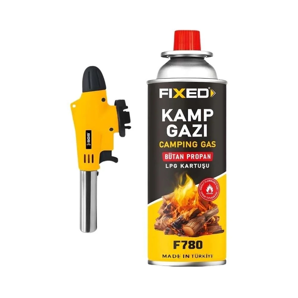 Biterse® SGS 782 Kamp Pürmüz Seti - Otomatik Ateşlemeli + Gaz Kartuşlu