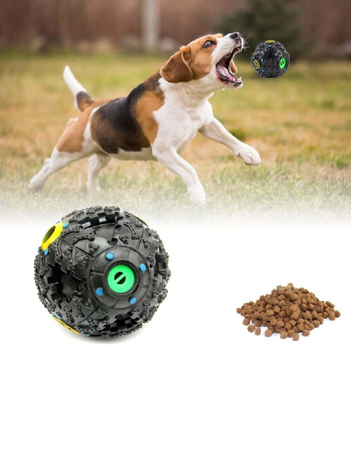 Köpekler İçin Sesli Ödül Maması Oyun Topu 7 Cm