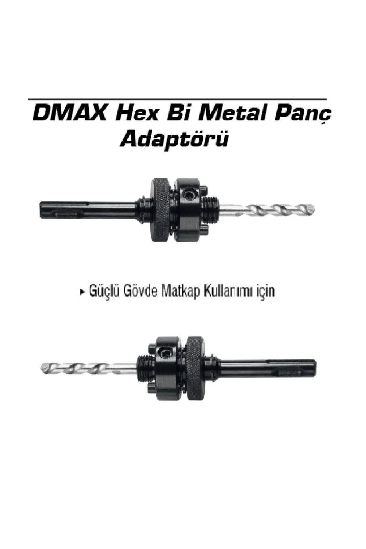 Matkap Ucuna Takılan Hex Bi Metal Panç Adaptörü Hex 14-29 mm
