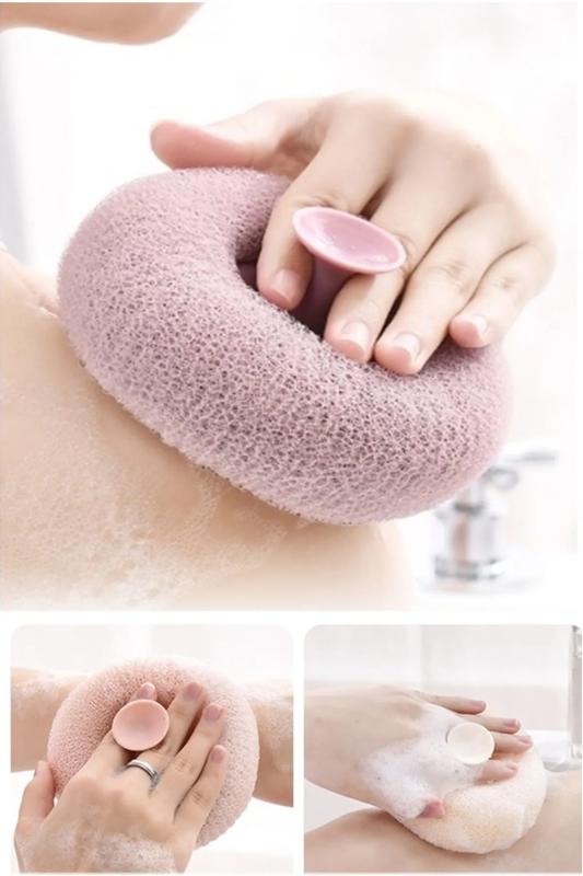 Peeling Etkili Vantuzlu Cilt ve Vücut Süngeri Banyo Lifi Banyo Kesesi Kese Lif Banyo Süngeri