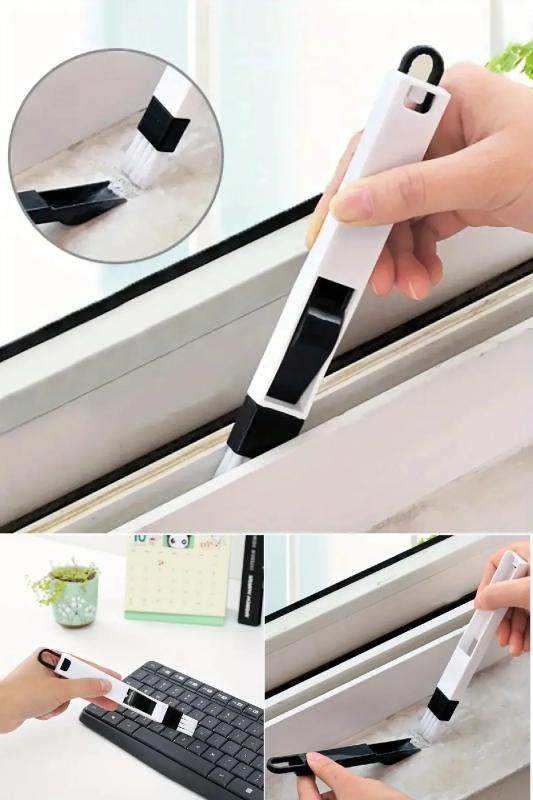 Pencere Oluğu Mini Kürekli Pislik Temizleme Fırçası Klavye Temizleme Fırça Seti