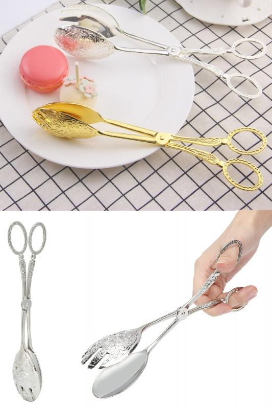 Retro Model Servis Ve Sunum Kaşığı Salata Kaşığı Pasta Kaşığı