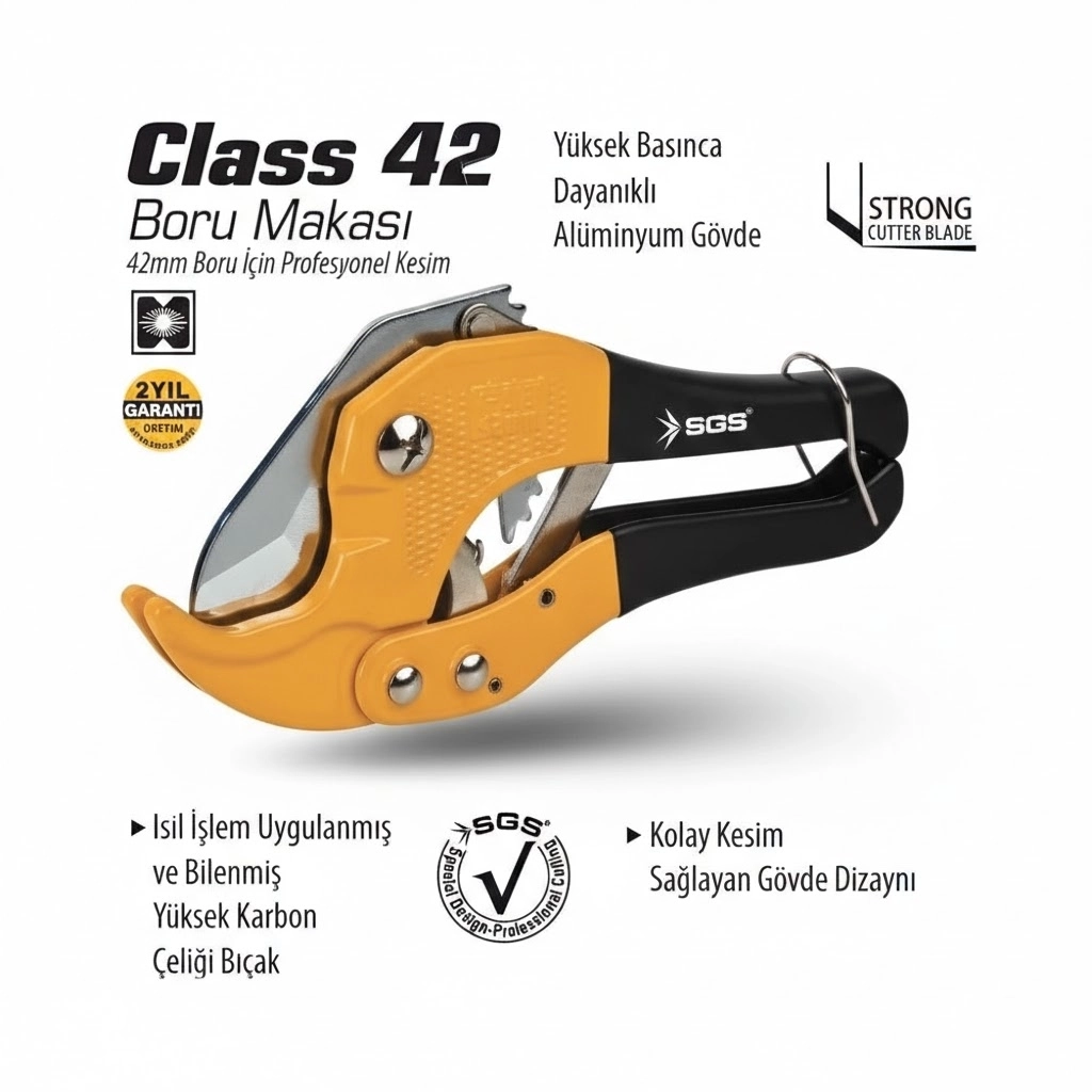 SGS Class42 Alüminyum Gövde Boru Makası 42mm SGS1010