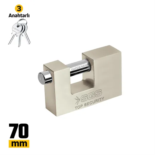 ASMA KİLİT KAYAR MİLLİ SATEN KAPLAMA 70MM