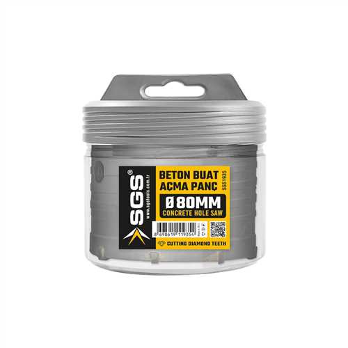 BETON BUAT AÇMA PANÇ ADAPTÖRSÜZ 80 MM