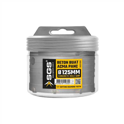 BETON BUAT AÇMA PANÇ ADAPTÖRSÜZ 125 MM