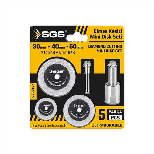 ELMAS KESİCİ MİNİ DİSK SETİ 5 PARÇA