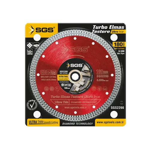 TURBO ELMAS TESTERE (ULTRA HASSAS KESİCİ) (180MM)