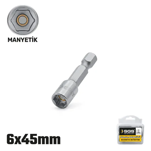 MANYETİK SOMUN ADAPTÖRÜ 6MM*45MM