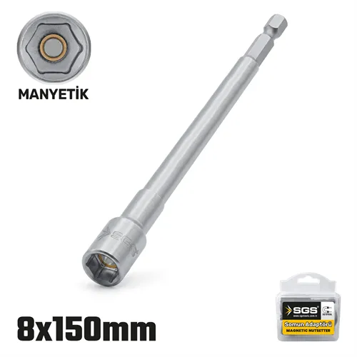 MANYETİK SOMUN ADAPTÖRÜ 8MM*150MM