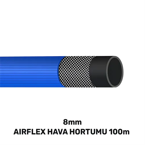 8 MM AIRFLEX HAVA HORTUMU 100 MT MAVİ (140gr/mt)