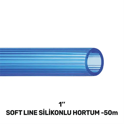 1’’ SOFTLINE SİLİKONLU HORTUM 50 MT (300gr/mt)