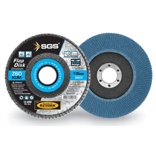 FLAP DİSK 115MM 60KUM (Zirconium)
