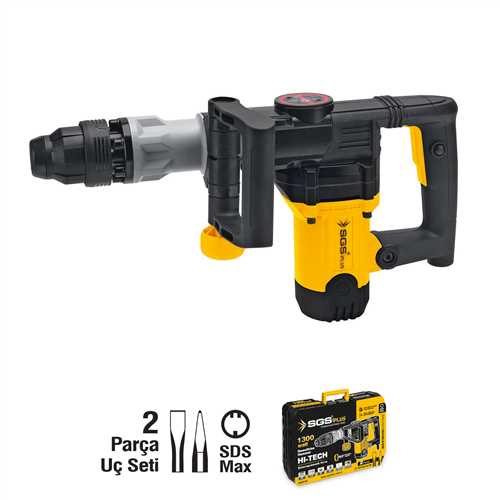 ELEKTROPNOMATİK KIRICI SDS MAX 1300 WATT 23 JOULES 7 KG