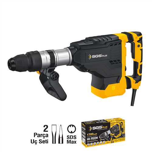 ELEKTROPNOMATİK KIRICI SDS MAX 1700 WATT 45 JOULES 11 KG