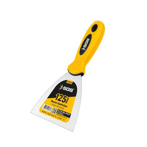 ISPATULA 125 MM PASLANMAZ ÇELİK (SOFT SERİES)