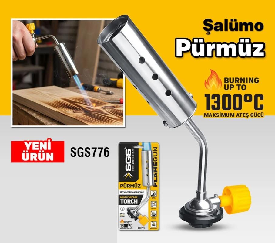 Biterse® SGS 776 Şalümo Pürmüz Çok Amaçlı Torch Başlığı