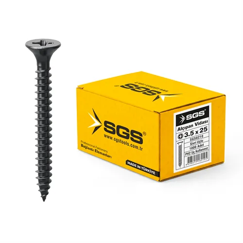 ALÇIPAN VİDASI SIK DİŞLİ 3,5*25MM  (PK/1000AD)