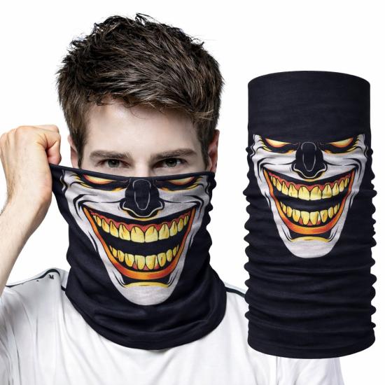 Joker Gülüşlü Çok Amaçlı Buff – Yüz, Boyun Maskesi ve Bandana No 3