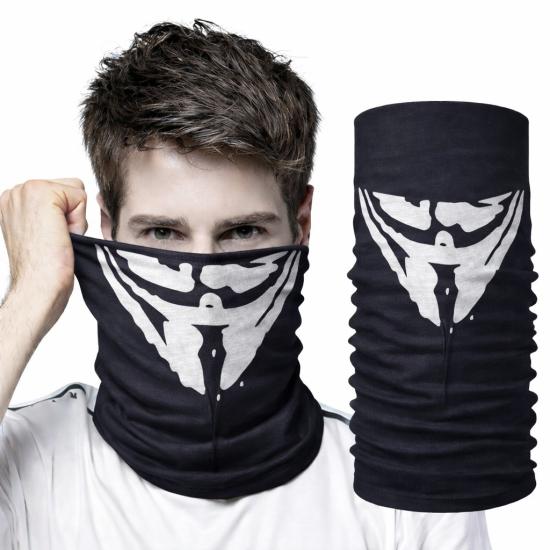 Vendetta Maskesi Desenli Çok Amaçlı Buff – Yüz, Boyun Maskesi ve Bandana No 4