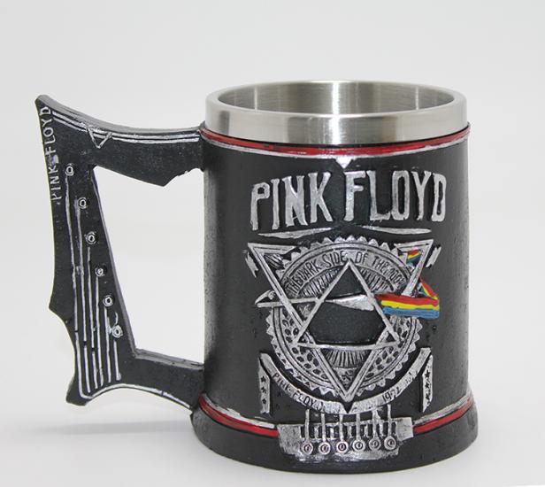 Pink Floyd Tasarım Kupa Bardak - 3D Kabartmalı -  Paslanmaz Çelik