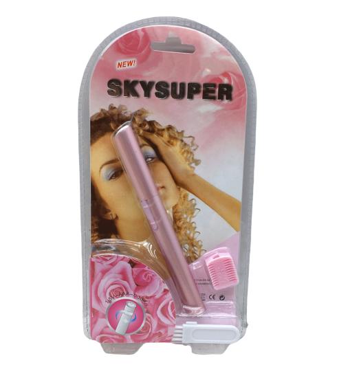 Yüz Tüy Alma Makinesi -Pilli - Pembe - Kalem Tasarımlı - Pratik Kullanım