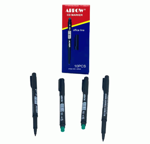 Siyah CD Kalemi - Marker - Asetat Kalemi