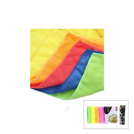 8’li Mikrofiber Temizlik Bezi Seti - Renkli - Leke Bırakmaz
