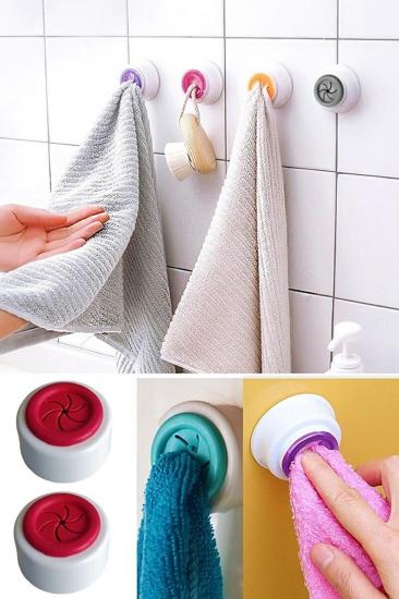 2 Adet Pratik Havlu Tutucu Havlu Askısı Banyo Havlu Askısı Mutfak Havluluğu