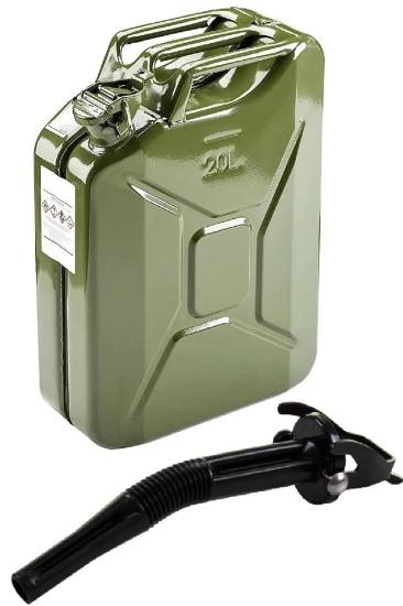 20 Litre Metal Benzin Bidonu Hortum Dahil