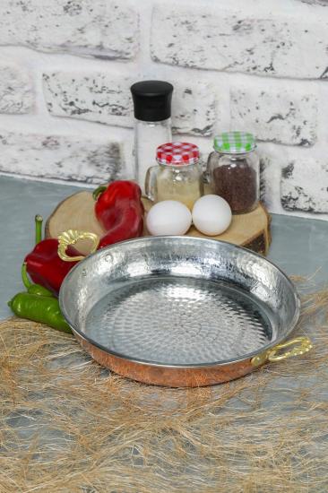 Biterse Bakır Yumurta ve Kuymak Tavası 19 Cm