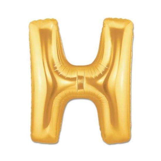Altın Sarısı Folyo Harf Balon 1 Metre