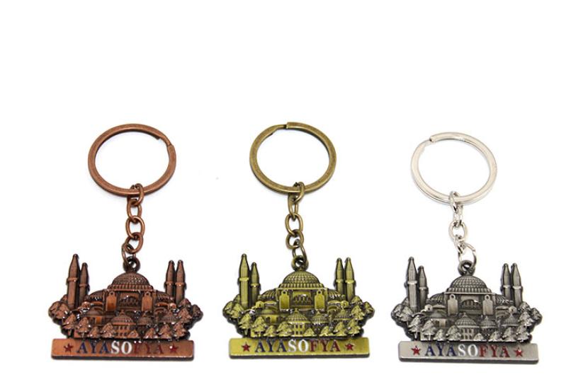 Metal Ayasofya Anahtarlık