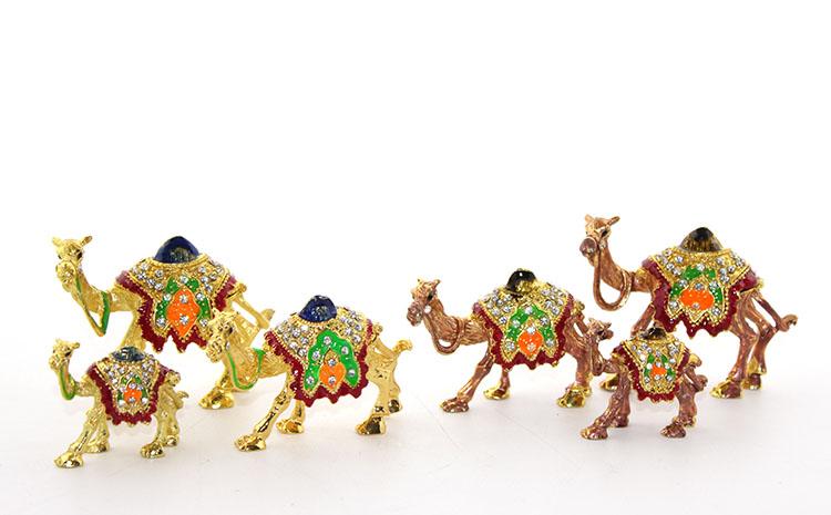 Swarovski Taşlı 3’lü Deve Seti Model 1