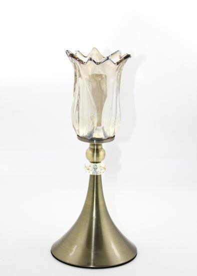 Cam Şamdan Tekli Model 2