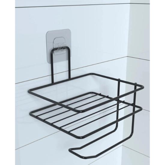 Pratik Yapışkanlı Metal Tuvalet Kağıdı Tutucu