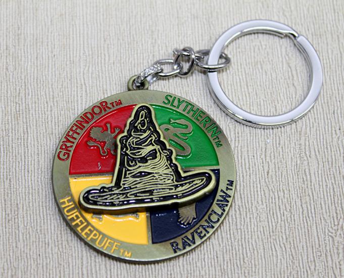 Metal Dönen Harry Potter Seçmen Şapka Anahtarlık