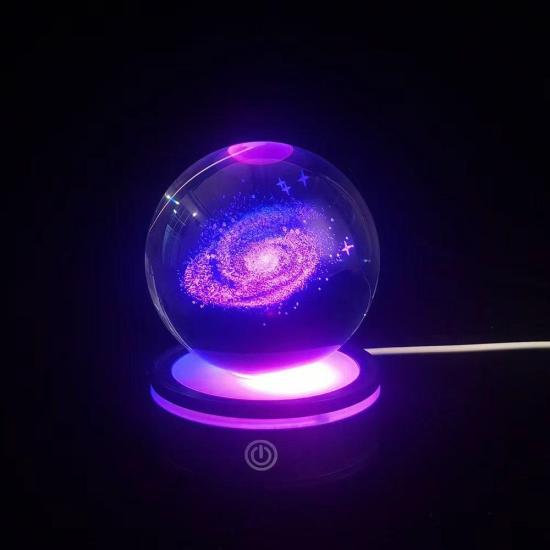 USB’li Samanyolu Tasarımlı Dönen Cam Küre