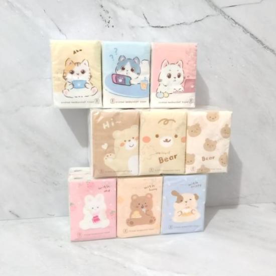 Sevimli Figürlü Çocuk Mendili 9’lu Paket