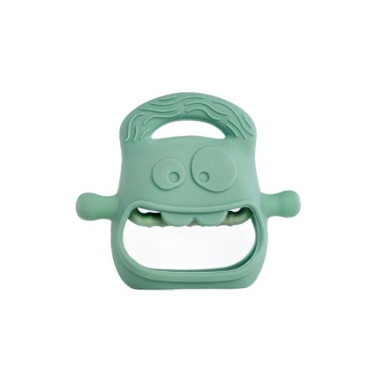 Koyu Yeşil Bebek Silikon Diş Kaşıyıcı